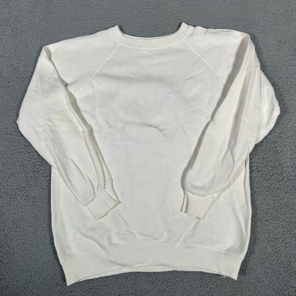 Vtg Ohio State Buckeyes Sweatshirt Adult‎ Large Cream Velva Sheen 60s 70s Brutus - Picture 7 of 8